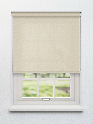 Fabric blind custom made Amchitka Cream LF